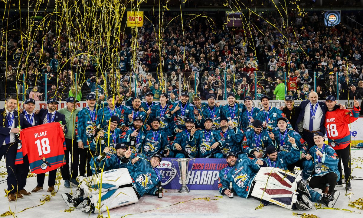snappercherry's tweet photo. Great celebrations as the @BelfastGiants are crowned the Elite League champions! 🏆🏒🥅📸 https://t.co/mL25YoTJdG