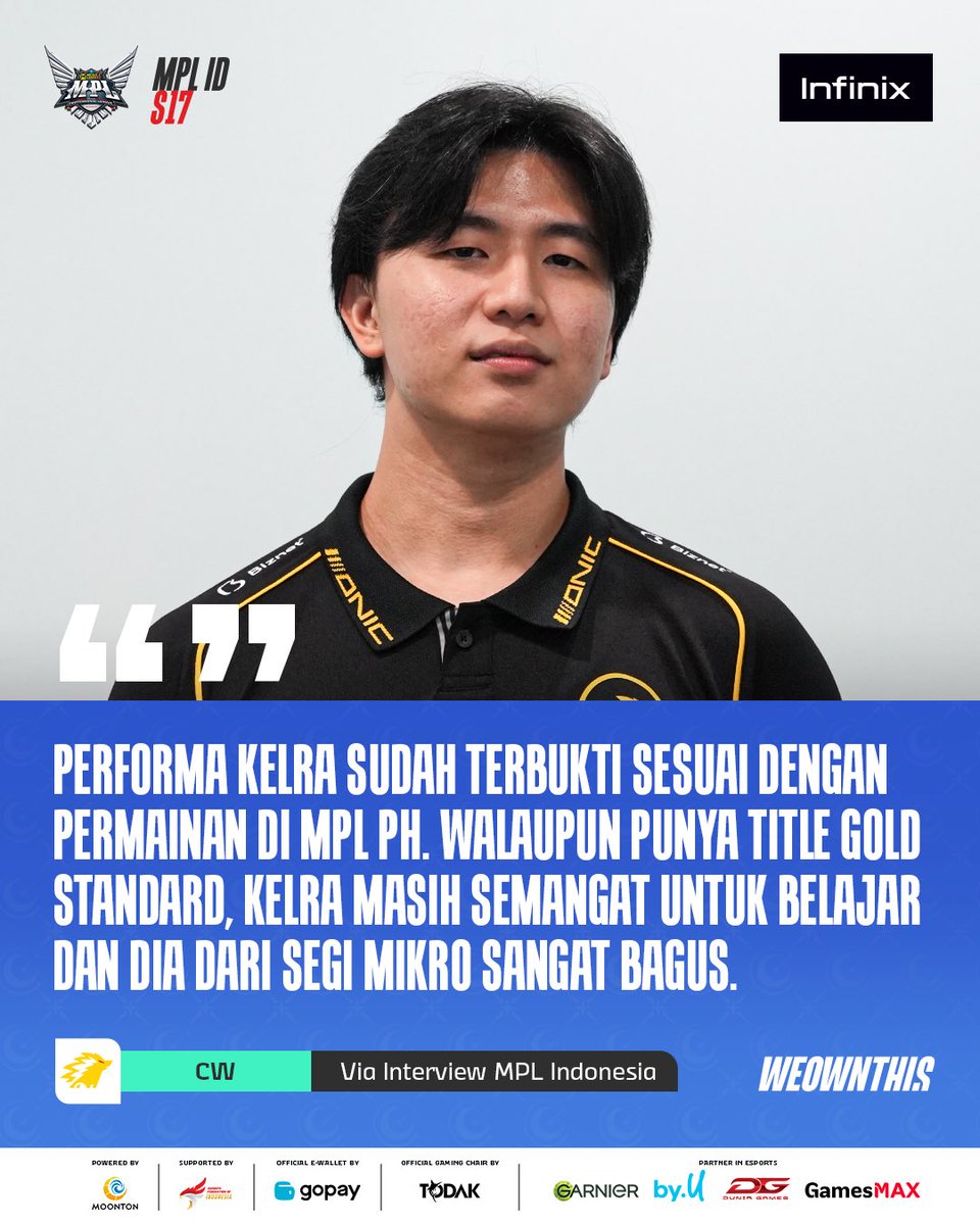 mplidofficial's tweet photo. Debut manis Kelra sang Gold Standar: di MPL ID S17.
Baru 1 hero yang kebuka, next hero apa yang keluar ya? Coba tulis di komentar gessss!
#WeOwnThis #MPLIDS17 #NiceGame #MPLonStage #KELRA https://t.co/O062ZsMMRA