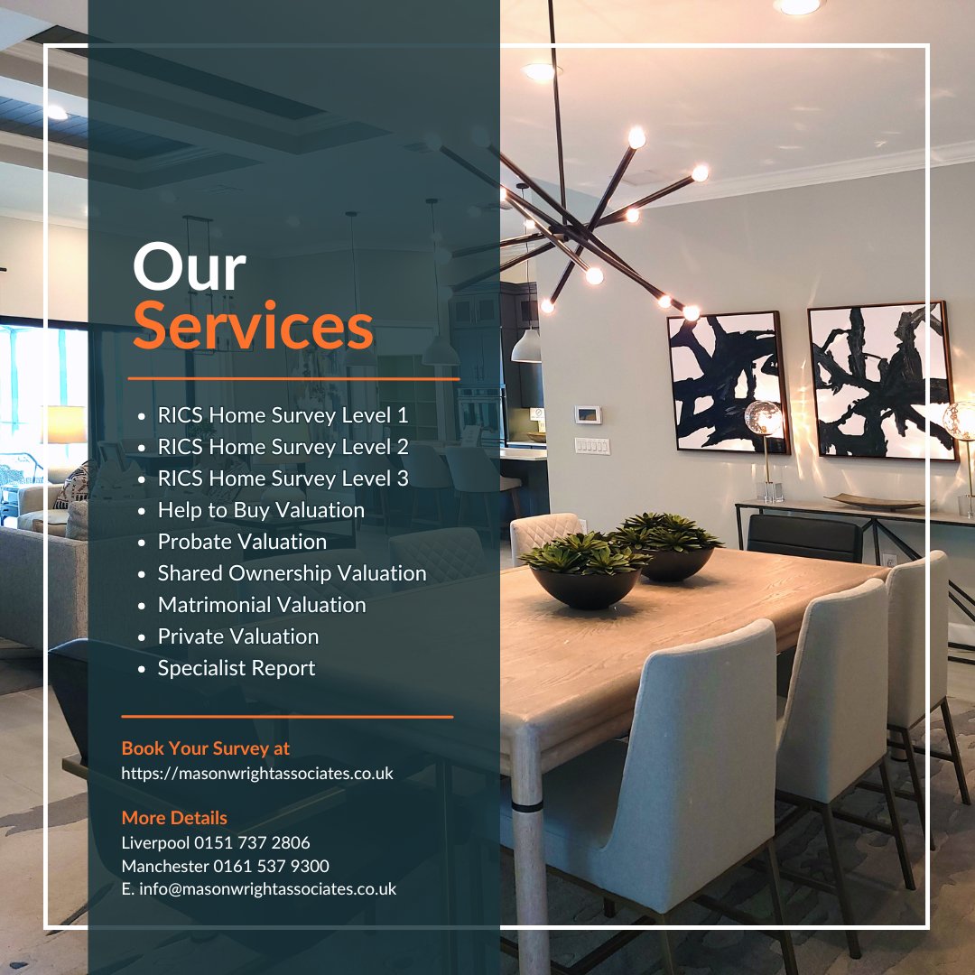 MWASurveyors's tweet photo. Professional RICS Home Surveys &amp; Residential Property Services. #RICS #homesurveys #surveyors #property #valuation #homebuyer #survey #buyingahome #mwa https://t.co/c15g9i7n0m