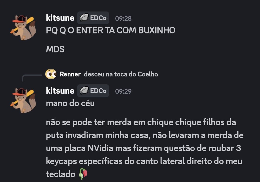 Urknott's tweet photo. julgamento fortíssimo contra meu teclado https://t.co/8NMvhxjmoZ
