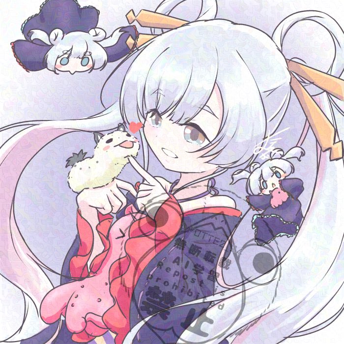 Kominato_hikari's tweet photo. FUSHIと戯れるヤッチョとミニヤッチョ
#超かぐや姫 https://t.co/qR427HXK5j