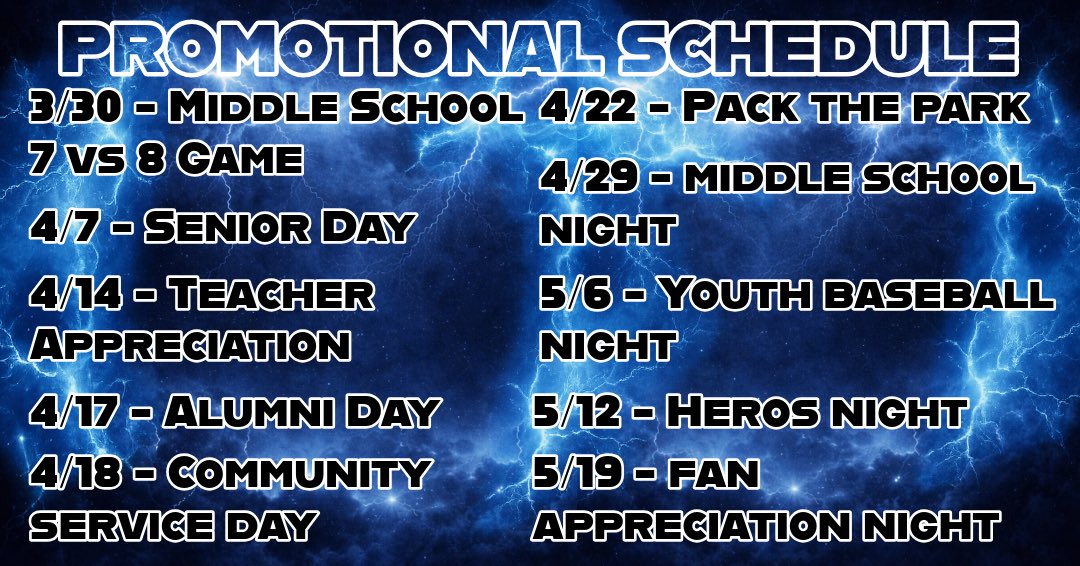 2026 Schedule
#GUDD