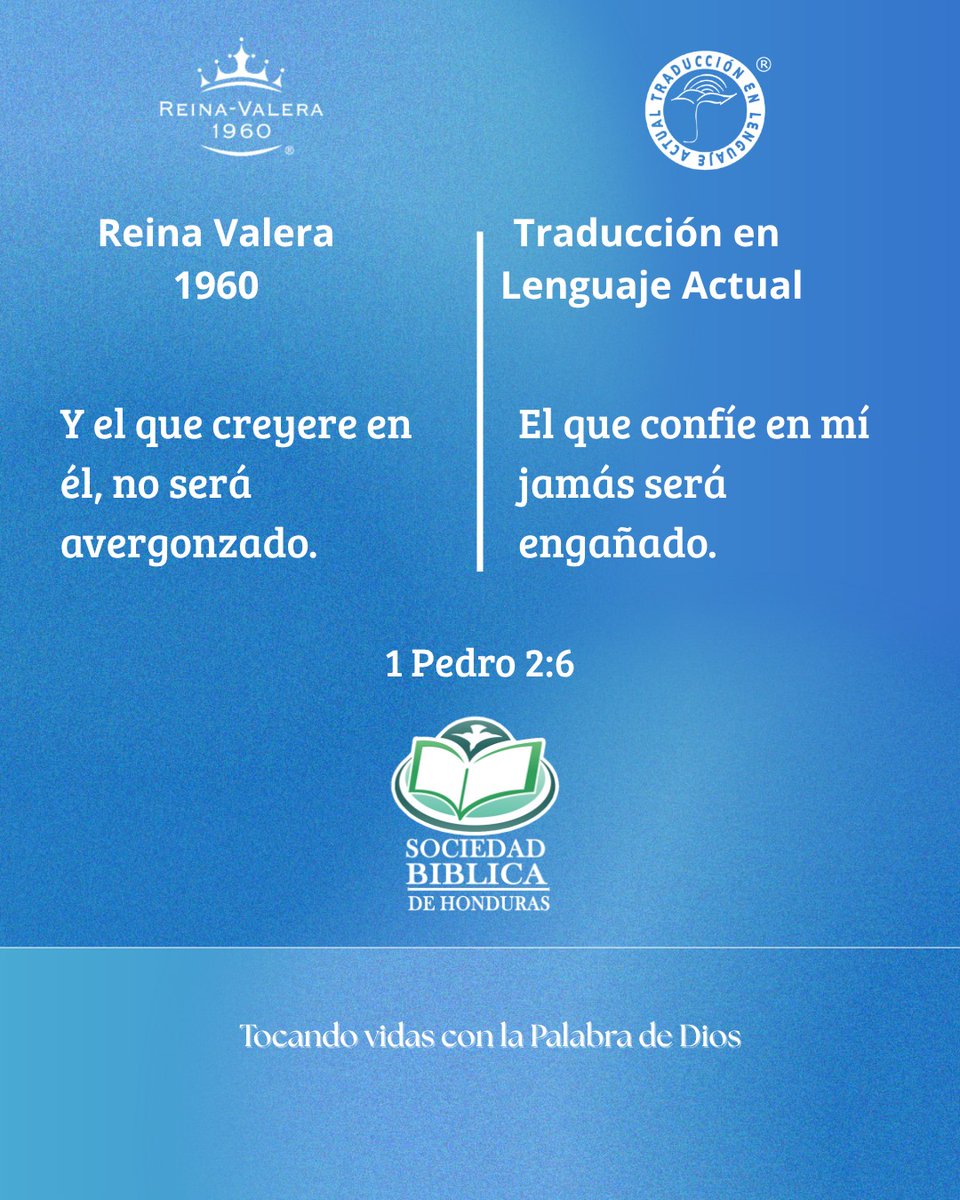Sociedad Bíblica de Honduras (@sbuhn) on Twitter photo 