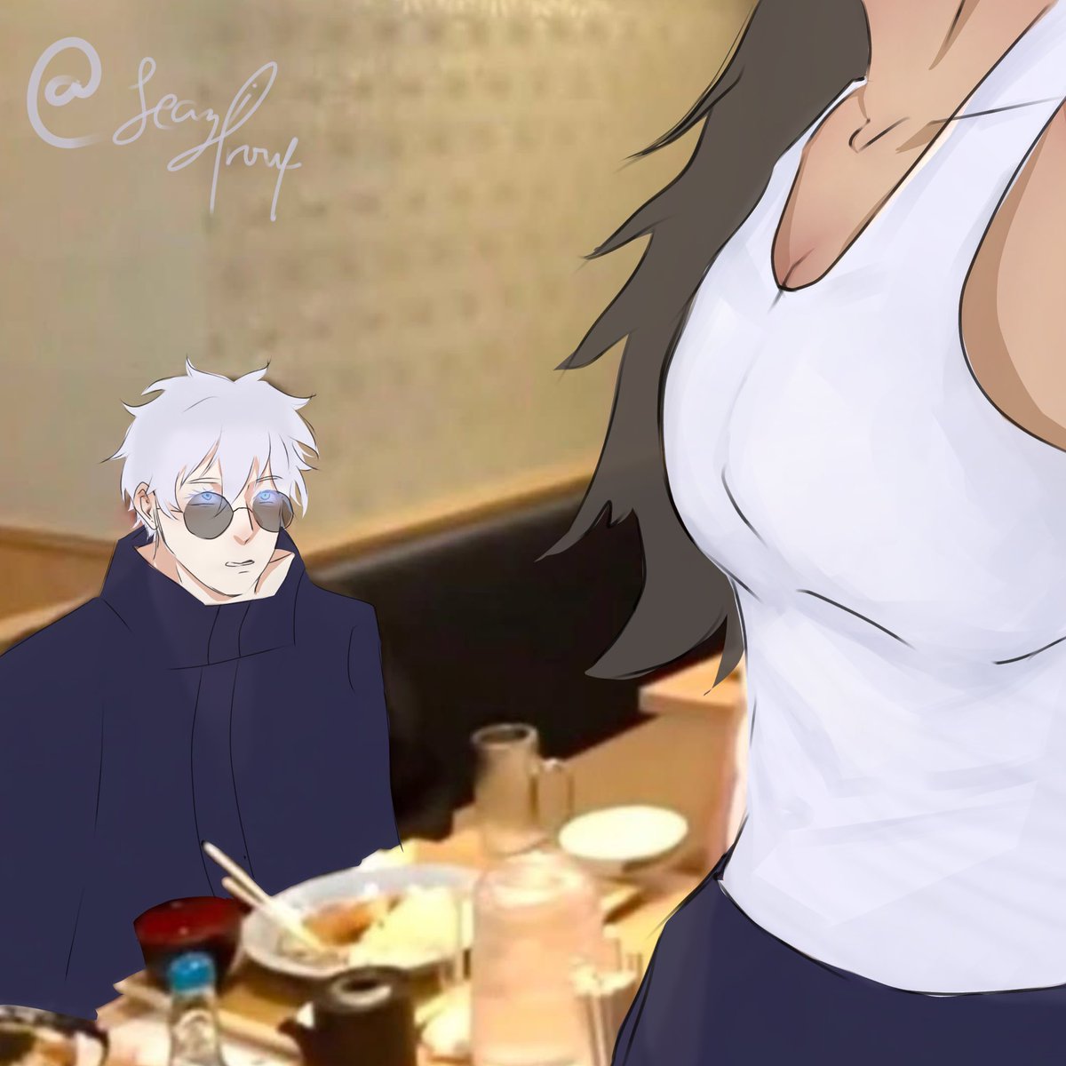 sea loves geto in heels tweet media