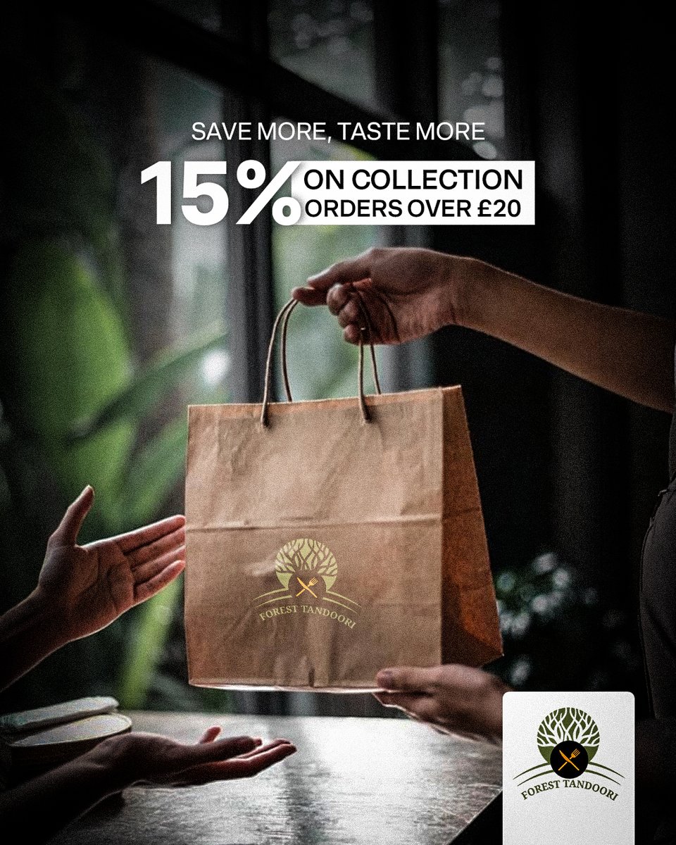 foresttandoori's tweet image. Skip cooking. Save money. 🍛😉
15% OFF collection over £20. 😋🔥

☎ 02085088480 / 02085087185
📍 12 Forest Rd, Loughton IG10 1DX, United Kingdom

#ForestTandoori #WeekendEats #TakeawayTime