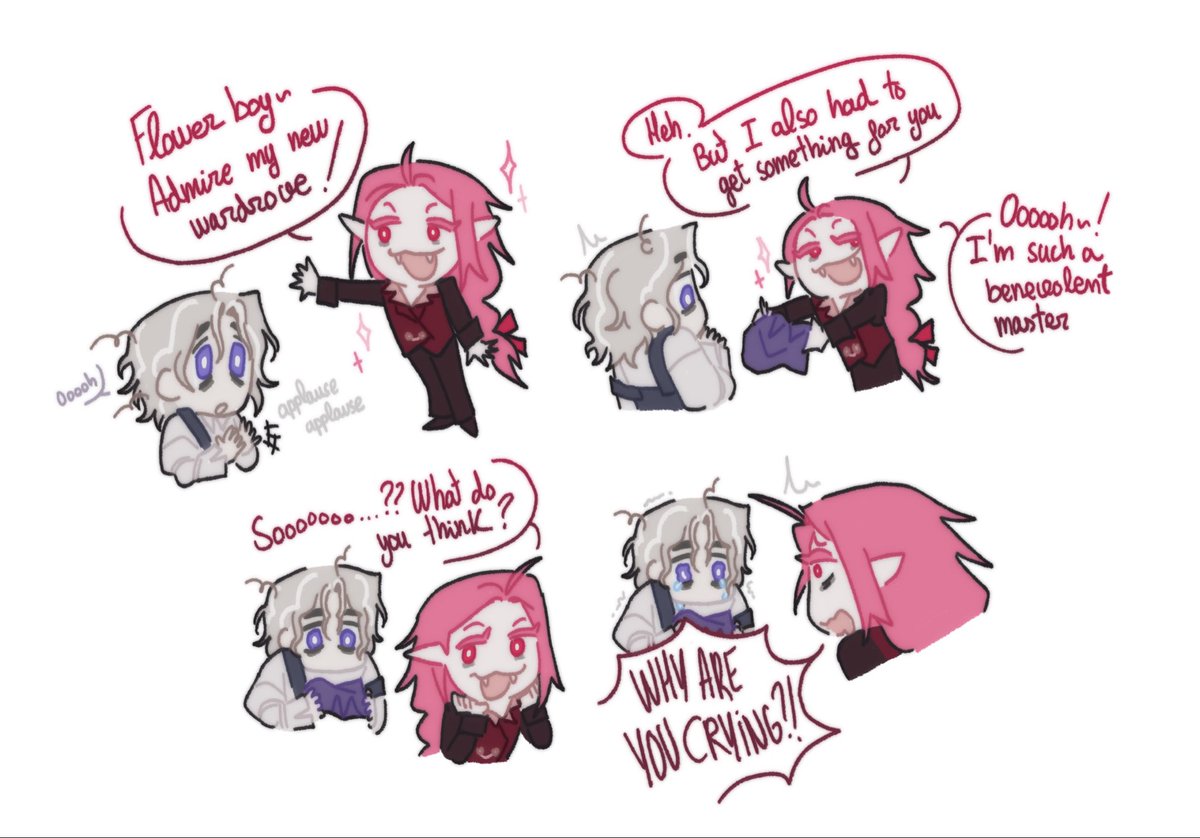 Oversimplified reason on why The Servant was so attached to his old shirt, it was his first ever gift and possession. #oc