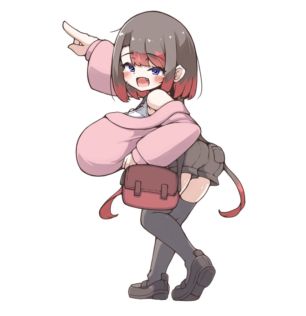 おでかけするアサヒです 