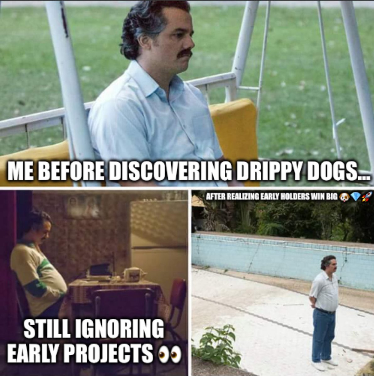 pawgencydogs's tweet photo. Most people donโt miss opportunitiesโฆ
They ignore them early.
Then act surprised when itโs too late.
Drippy Dogs isnโt just another drop ๐ถ
Itโs for those who understand one thing:
Early = Advantage ๐
While others watchโฆ
Weโre already positioning ๐
#DrippyDogs #NFTCommunity #Web3 #XRPLNFT