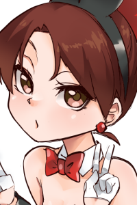 ラフを加筆して色を置きました。  
色ラフはフォローすることで見ることができます。 