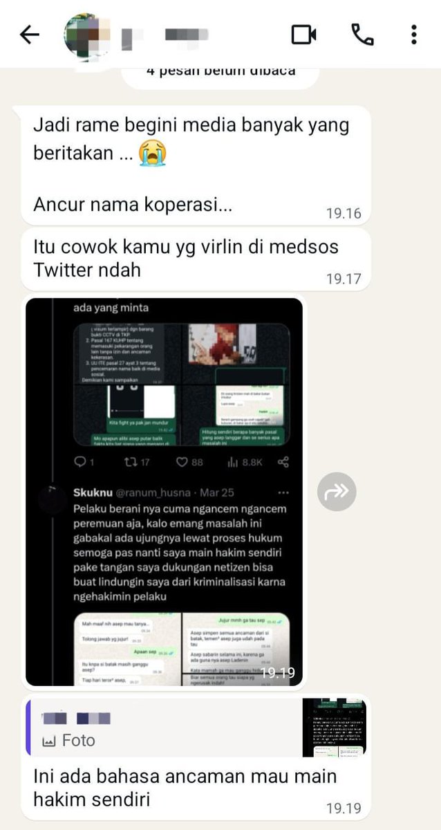 Up perkembangan kasus nya, ini kabar dan kata kata yang keluar dari ketua KDMP nya, semoga dengan ini kalian bisa lebih paham apa yang di alami korban, yang di highlight ancaman aku buat main hakim sendiri ke pelaku, semoga ke depan nya bakal terbuka siapa aja yang menghambat ini