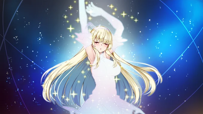 TS魔法少女スターライト 今日は変身シーンまで文字うち 変に擬音入れないほうがいいかも…