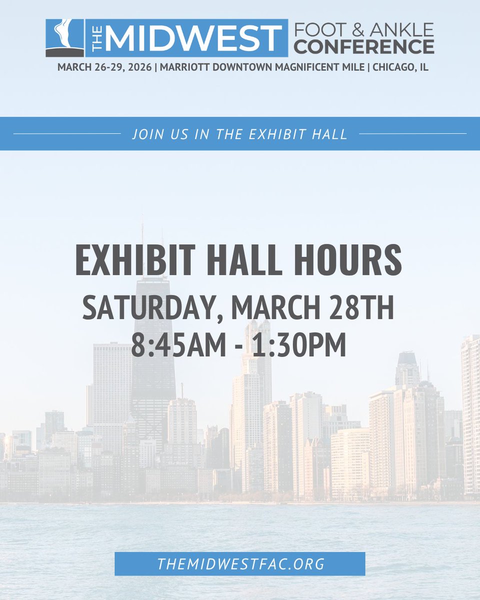 The Midwest Foot and Ankle Conference tweet media
