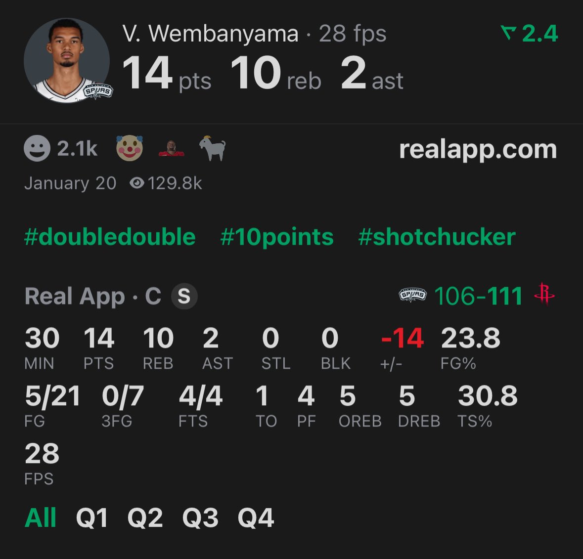 Presti’s Burner (57-15) tweet media