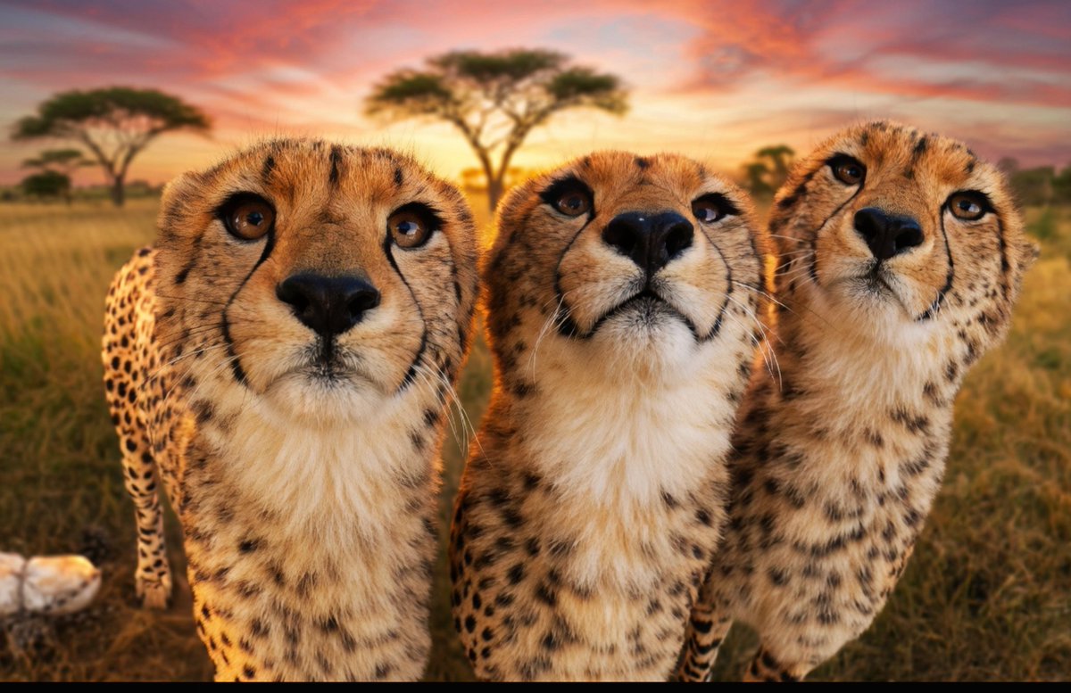 3 cheetah brothers here to run shit hard