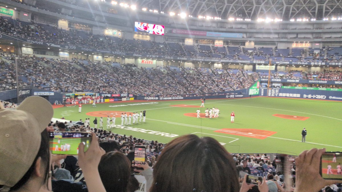 orikai6's tweet photo. おりほー！！
九里が凄かった！
やっぱ野球は楽しいわ！ https://t.co/zg3Xn4r4mo