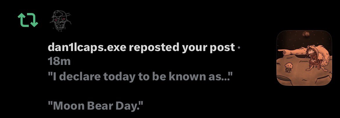 Desmond The Moon Bear tweet media