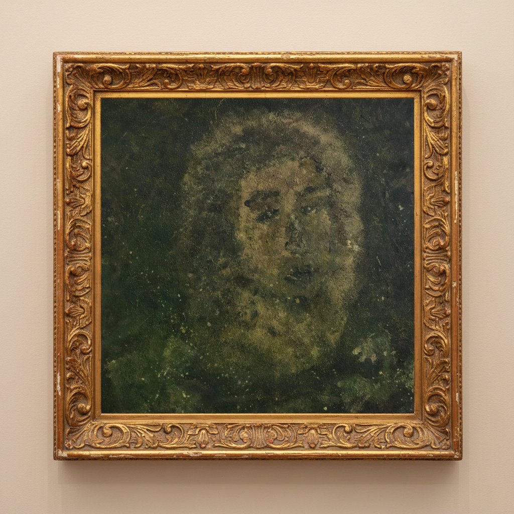 elraart's tweet photo. 🚨Auction Started 🚨

Vert Mort

Inspired by the toxic green pigment that stood between beauty and death in 1780s Paris. The fading face hangs between the desire to be remembered and the act of disappearing. This is not the portrait of a forgotten identity,but of existing while being forgotten.

Link below ↓