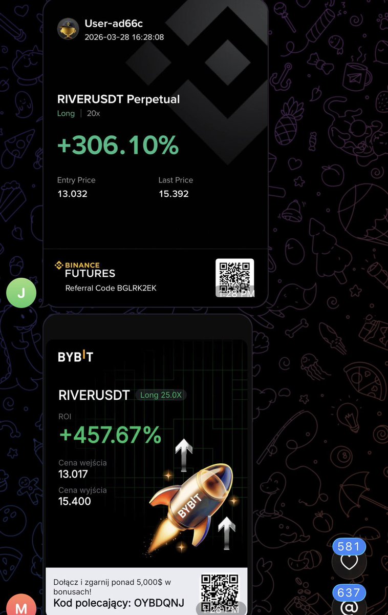 Raizelxbt's tweet photo. Caught a nice 18% move up in 2hours 

Trade was shared in private telegram 
Everyone eating 💪🏻💪🏻

$RIVER https://t.co/cv4pF1nniv