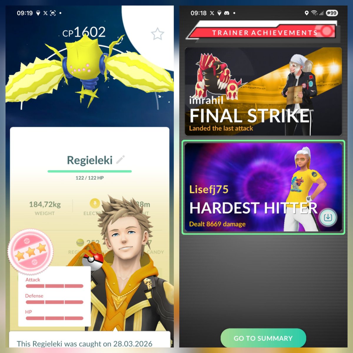 jenssen_lise's tweet image. Look at this @jen_notjenny 😍😍😍 Thank you for helping. #pokemongo #pogo #hundo #hardesthitter