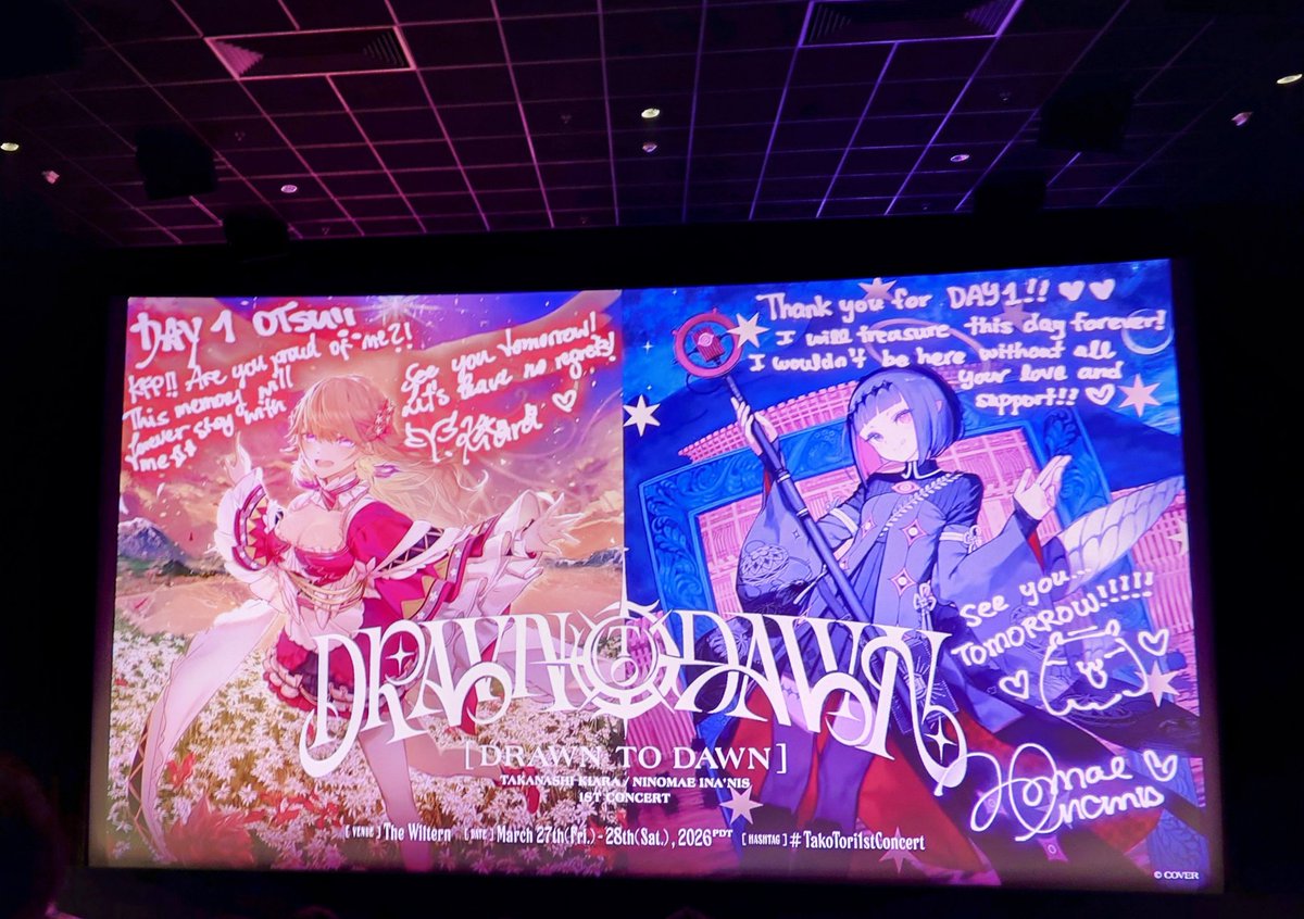 donna_yui's tweet photo. @takanashikiara Otsu Day1 !!!!! I'm so proud of you and inya!!! The new outfit was so good, I love it so much! 🥰
I had a great time watching live in the cinema, everyone was so hyped and thoroughly enjoyed it. 🔥🔥🔥
Can't wait for Day 2!! TOMORROW!!🧡💜 https://t.co/NLhQ4RoyEd