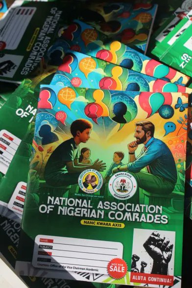 nanckwaraaxixVC's tweet photo. NANC Kwara State Axis, led by the Vice chairman (Academy) Comr. Ahmed Ridwan Ayinde (Riddex), distributed 500 notebooks to students at Ore/Asomu JSS & SSS, Kwara North—supporting education and empowering young minds. #NANC #Education #YouthDevelopment #apc #seyitinubu https://t.co/8m4bA0xada
