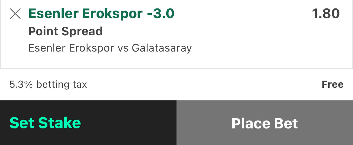 Tipster__Chris's tweet photo. BSL 🇹🇷

Esenler Erokspor vs Galatasaray 🏀

Esenler Erokspor -3 Point Spread 📚

1.5 Units 💰 https://t.co/1QnCq42Edi
