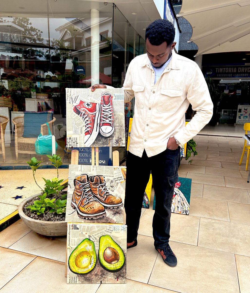 kharsh_art's tweet photo. Come see my art before it becomes expensive and you start saying "I knew him"
#ArtInTheOpen at @VillageMarket this weekend.
Tag a friend along! https://t.co/3NQVFtyLxZ
