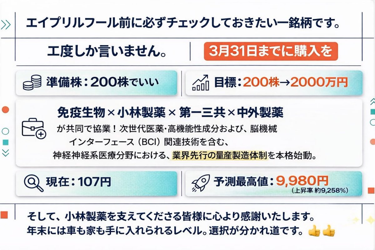 神谷＠（元証券×日本株27年） tweet media
