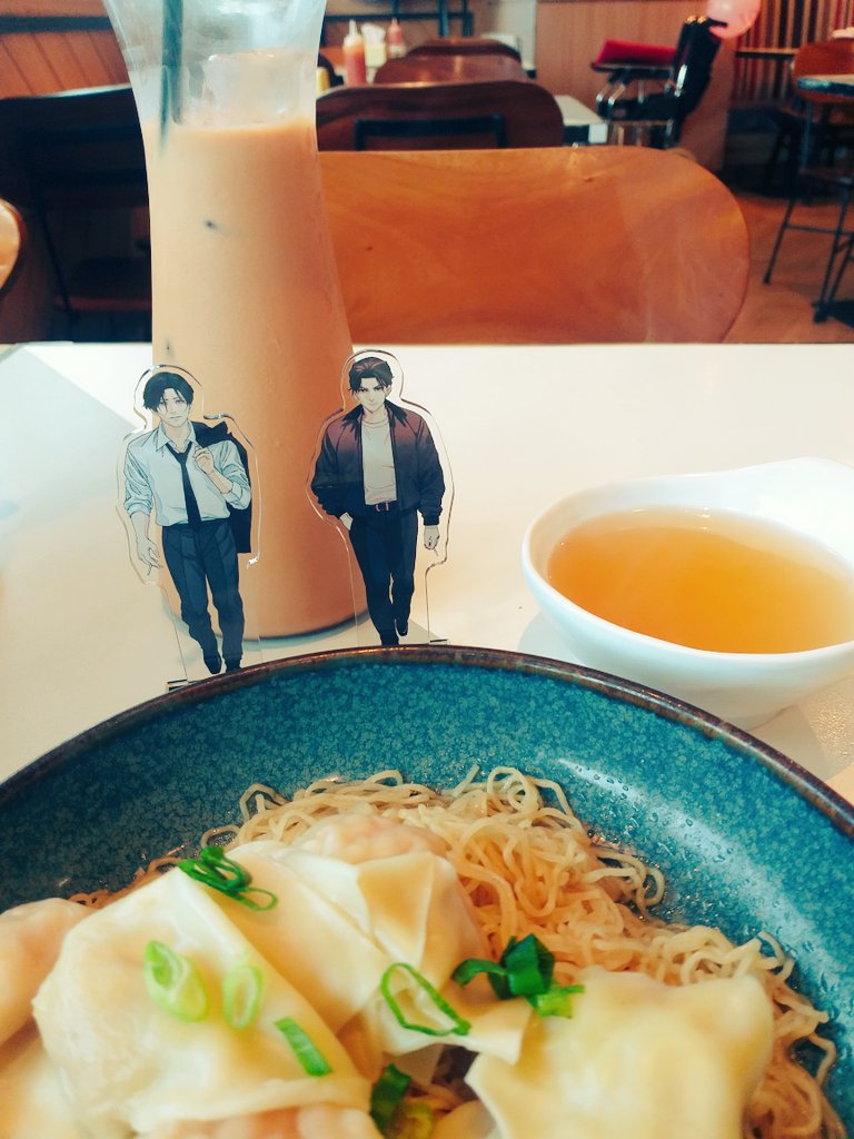 MezDoang's tweet image. Wonton date 📕Jim and 張少祖