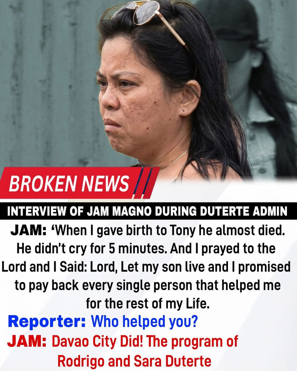 Sooner or later pagbabayaran mo ang ginawa mo kay Vp Sara Duterte. Dahil sa pera kinalimutan mo ang “pangako” mo sa Diyos na kabaliktaran sa pangako mo ang ginawa mo. MANGILABOT KA JAM MAGNO!!!

#ctto