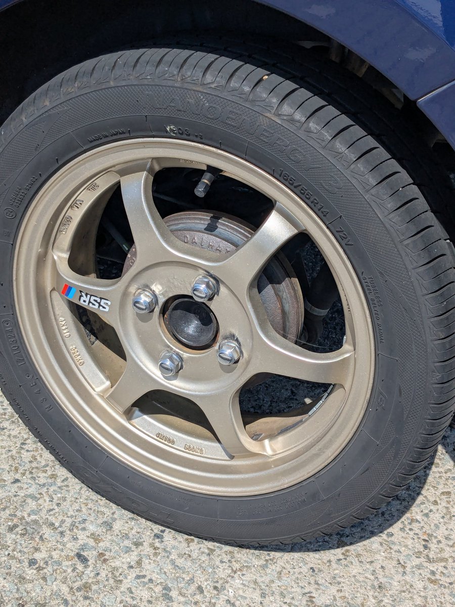 masa400125's tweet photo. NEW WHEEL　SSR typeC✨️ https://t.co/cimFNl55UY