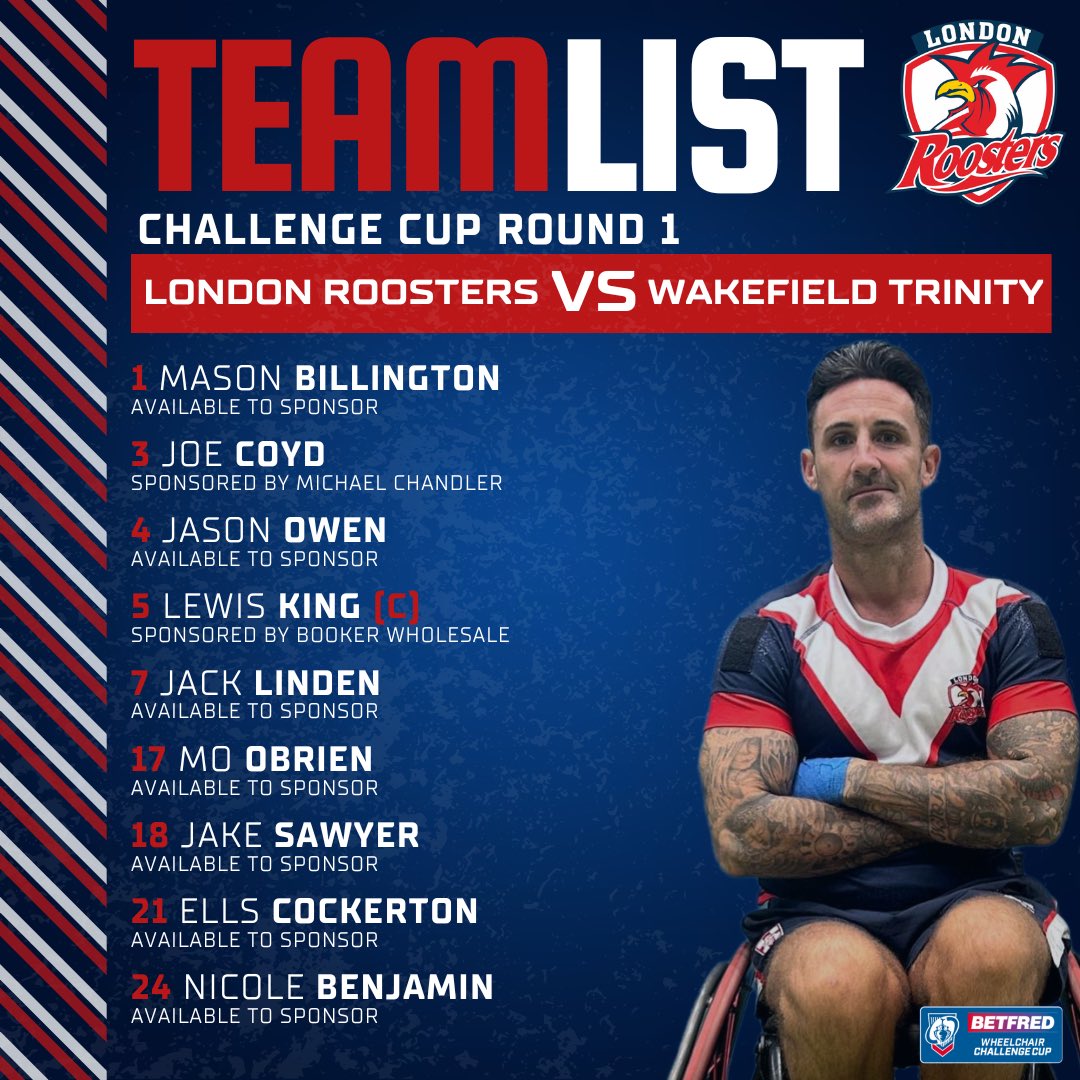 London Roosters WhRL tweet media