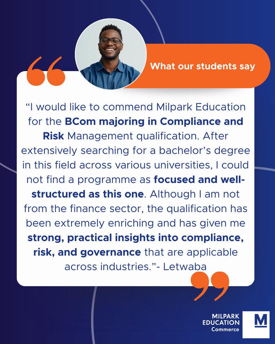 Milpark Education tweet media