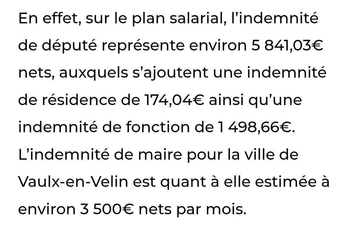 Aucun lien, évidemment.