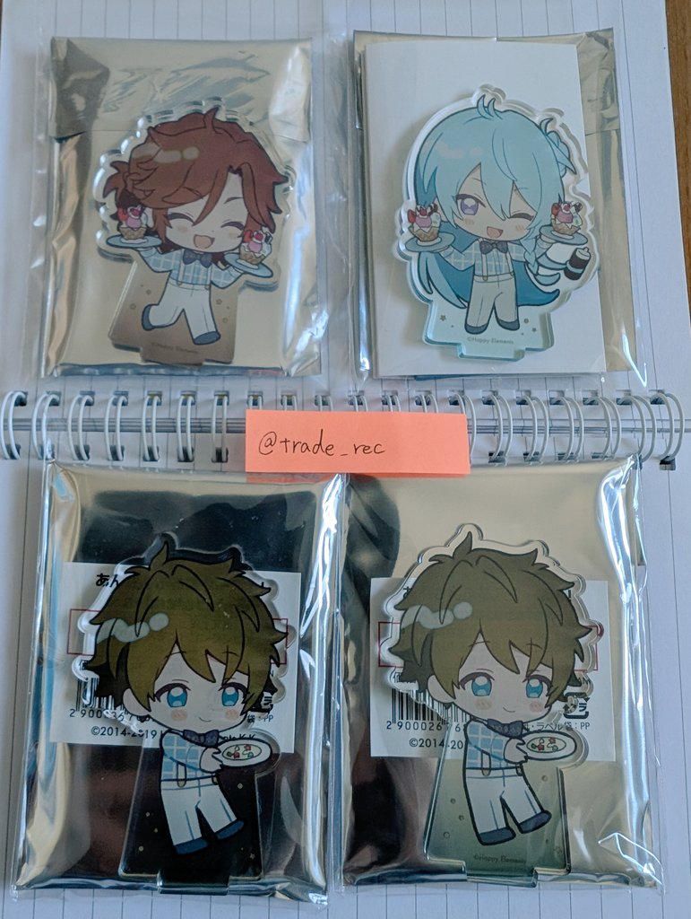trade_rec's tweet photo. @1 【交換/譲渡】あんスタ アニカフェ  アクスタ

譲
翠2、斑、渉、北斗

求　零(前弾1、今弾1) or 定価

斑と渉は推しですが回収縮小に伴い出しております🙇
29,30日池袋手渡し(固ツイ参照)
別ツイも合わせてお気軽にお声がけください◎ https://t.co/PPAm9DKoOn