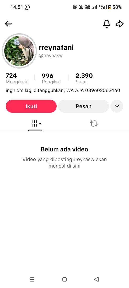 melomachaa's tweet photo. HELP RT

SPILL PENIPU PRELOVED CATOKAN AKUN TIKTOK @rreynasw

nomor wa nya +62 896-0206-2460

awalnya aku lagi cari catokan preloved di sebuah komen video tiktok, ketemulah yg nawarin itu. aku follow buat nanya condi barang tadinya, trs baca bionya katanya suruh wa soalnya- https://t.co/KkiH7LYvXo