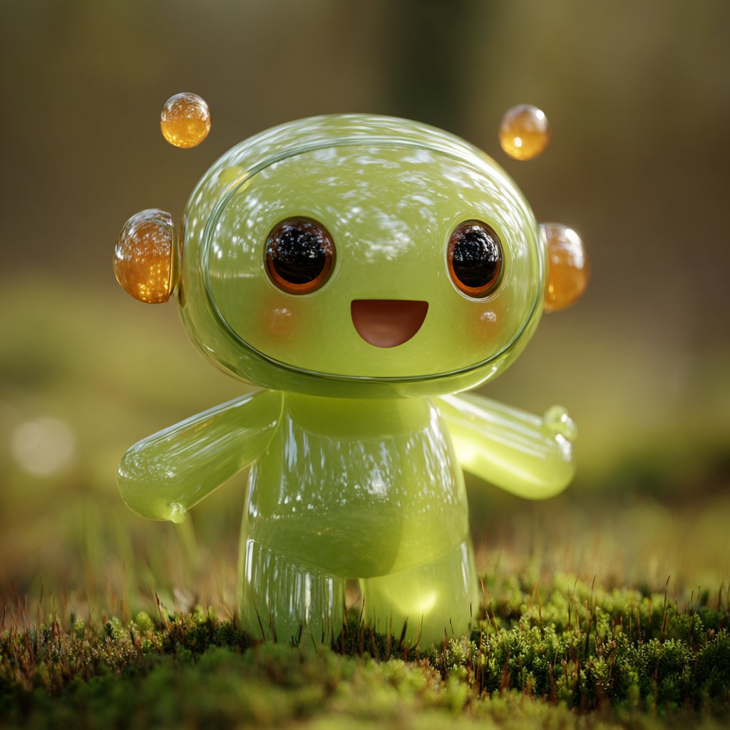 FOulhiou's tweet photo. #Promptshare

🖊️Blender rendered, the cutest. 
Prompt in ALT

Image 1 : Translucent, glowing warm and inviting robot that represents a persons  inner child companion, with lights inside, a toy design, made of glowing  material, in a cute style, with a 1950s look

Share with #cp65 https://t.co/FzKTCkzWHj