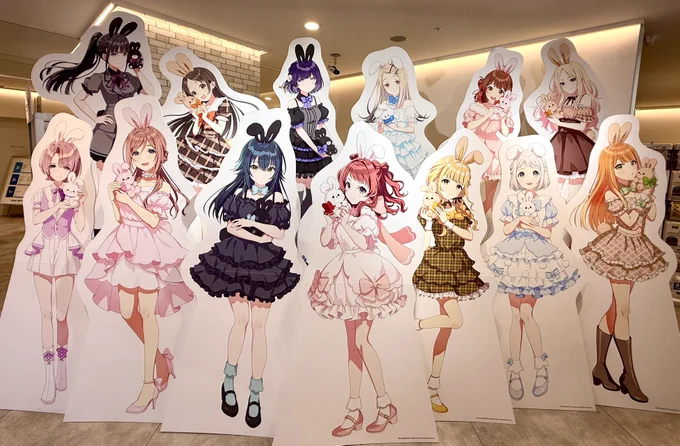 GIGOコラボやっと行けた うさぎ衣装本当にかわいすぎる
