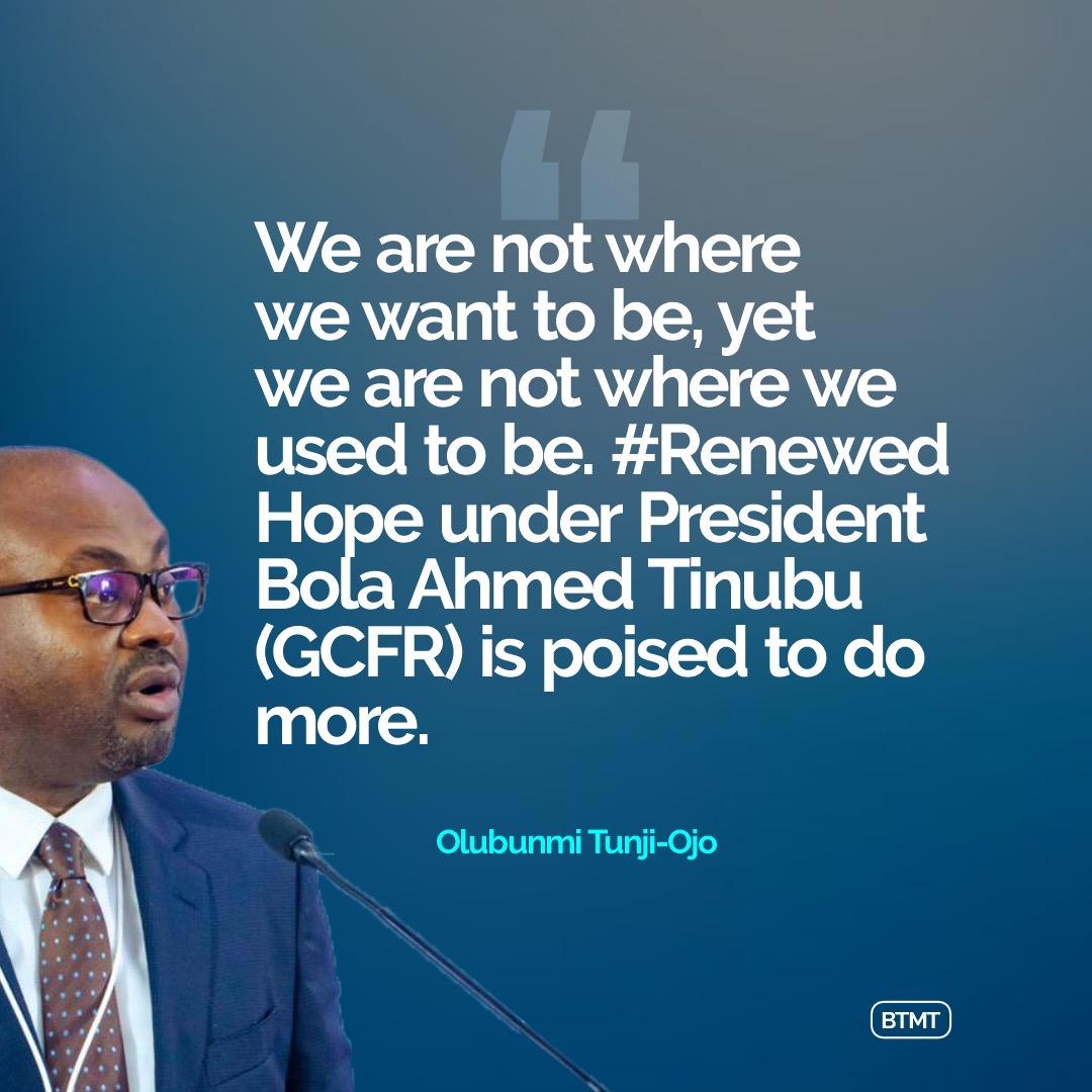 IsolaOkodoro's tweet photo. Let the #ReformsInMOI do the campaign for the #RenewedHope govt. Nigerians know the difference btwn performers & pretenders. Anyone who claims not to see Hon. Olubunmi Tunji-Ojo's reforms in the Interior Ministry & President Tinubu's reforms across the country is incurably blind. https://t.co/HURbS5nBCH