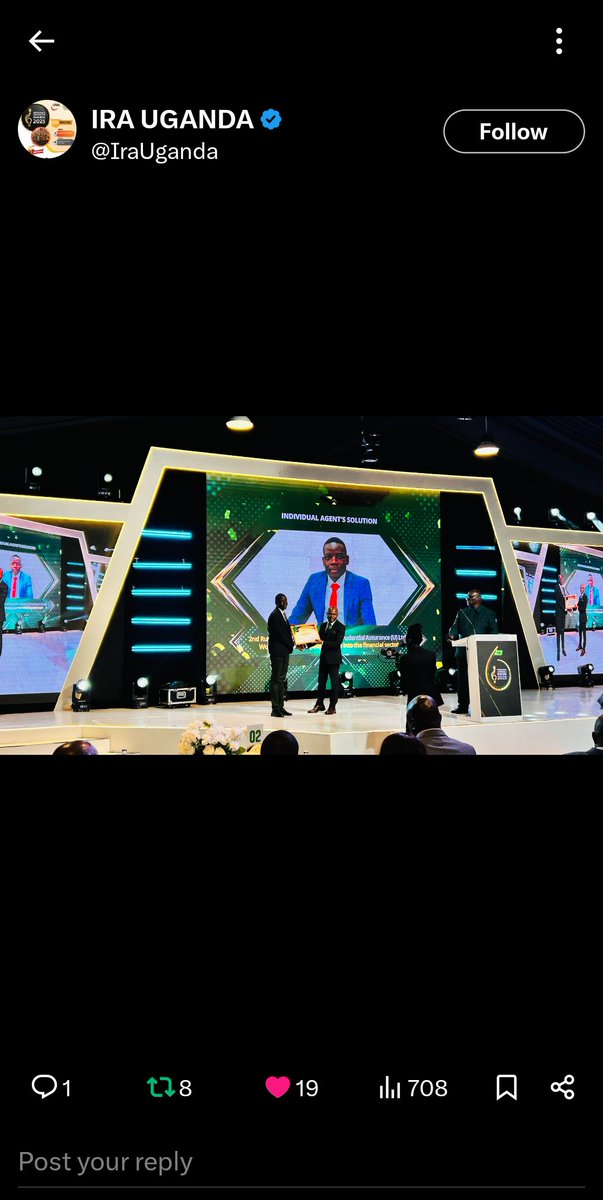 OburuEmmanuel4's tweet photo. @AllanSseky Me as 2nd runner in the most innovative insurance agent https://t.co/tiDRMWdh6b