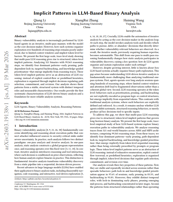 Beijing Jiaotong University and Virginia Tech just revealed that your AI security tools are making decisions through patterns nobody built, nobody validated, and nobody told you about.

GPT-5. Claude. DeepSeek. Gemini. All four. Same unconscious habits. Every time.

This is