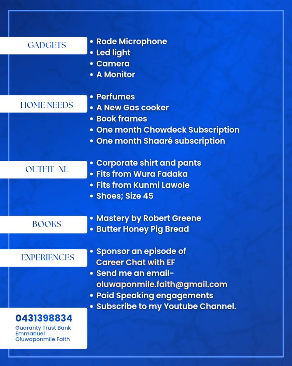 Emmanuel, Faith; The Startup HR. tweet media