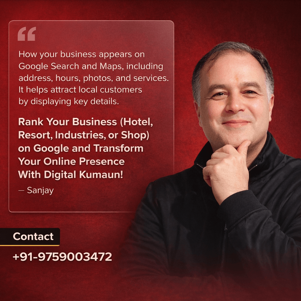 digitalkumaun's tweet photo. Best Digital Marketing Services In Uttarakhand I Get listed  your business profile on Google!

Rank your business on Google and get more local customers 📷Boost visibility, leads &amp; growth with Digital Kumaun! 
#digitalkumaun #bestdigitalmarketingagency #digitalmarketingservices https://t.co/h0sZZccRpG