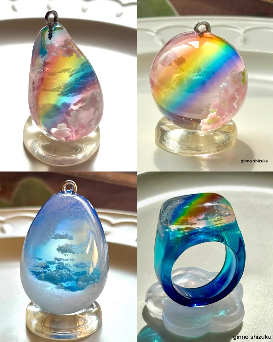 銀のしずく レジンハンドメイド on X: 