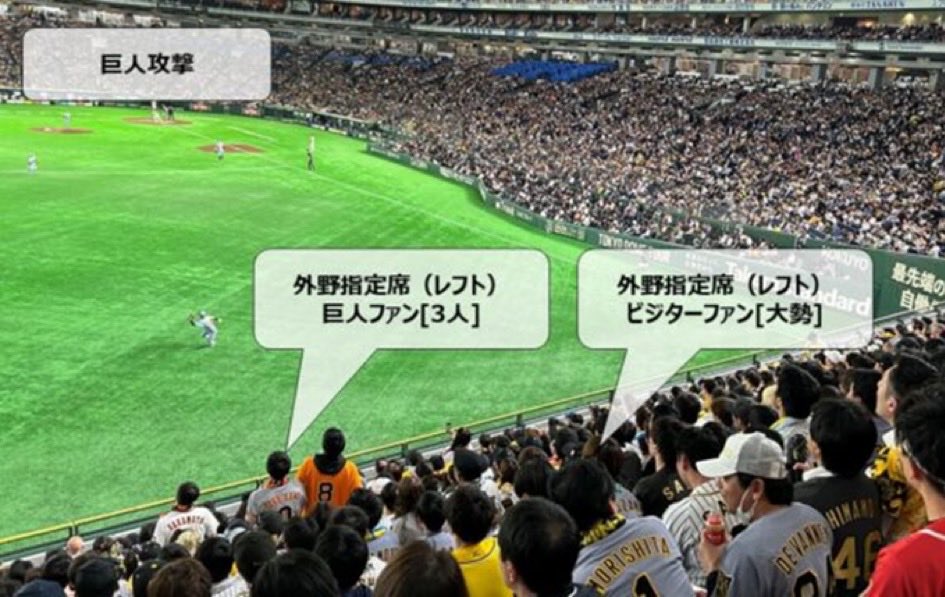 4/30(土)東京ドームチケット。巨人×阪神戦。レフトビジター側(阪神 