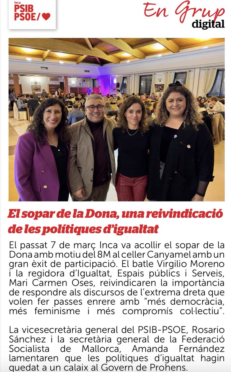 Socialistes d' Inca tweet media