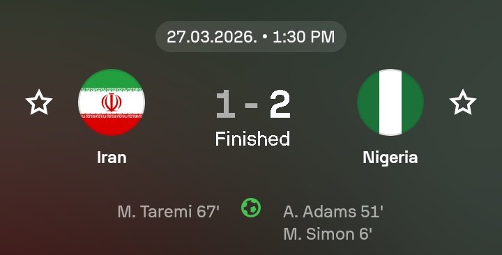 Dear Iran, please na super eagles beat una oo, no be Nigeria oo
Make I no hear any missile pass through my roof oo.