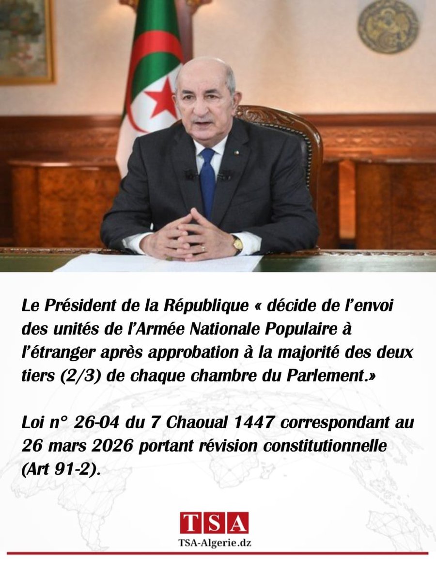 TSA Algérie tweet media