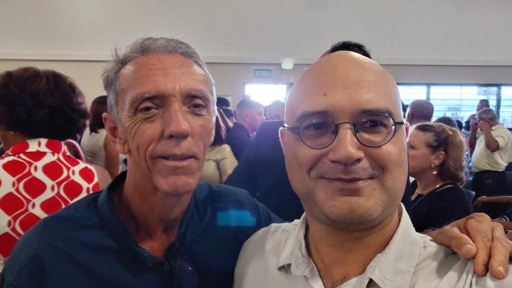 Avec Gilbert Ramassamy élu écologiste de <a href="/GEcologie/">Génération Ecologie</a> de Sainte-Marie lors du conseil  municipal d’installation de la nouvelle maire Sitouze Céline