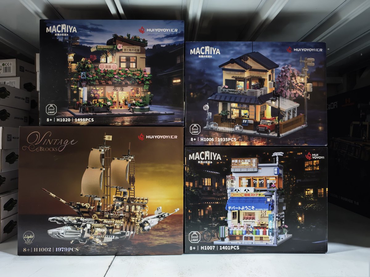 _YWOBB's tweet photo. Happy weekends, some new sets are instock in YWOBB and Gao MISI's boxes are too big, haha, hope you like them and thanks for your support 😁👍 

Here's the link👇
https://t.co/MTZEv3BtXt https://t.co/c5NrugDYxv